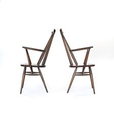 Rare Mid Century Early Ercol Goldsmith Windsor Dining Chairs A Pair Set Of 2 Windsor Dining Chairs Dining Chairs Ercol