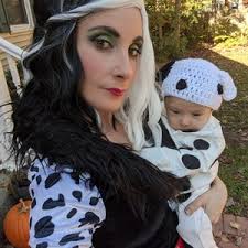 Dalmatiner Baby Halloween Kostüm, Dalmatiner Häkeln Set, Dalmatiner Beanie  Mütze, Welpen Windelüberzug, Baby Stiefel, Neugeborenen Fotografie Prop