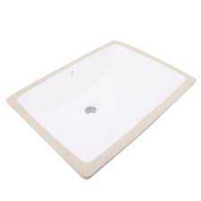 With the best undermount bathroom sink, washing, cleaning and performing other duties will be more convenient. Rectangular Undermount Bathroom Sink In White With Overflow Broadway Vanities