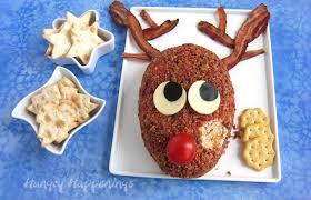 • christmas breakfast ideas for kids! Reindeer Cheese Ball Fun Christmas Appetizer Hungry Happenings