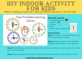 The learning objectives of each game and any necessary materials are listed below. Clock Activities Free Printable Learning Clocks Diy Cardboard Clock
