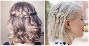 Short hairstyles for thick hair. Braid Hairstyle Ideas For Short Hair Thelatestfashiontrends Com