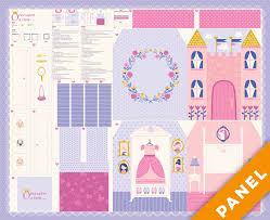 A fantastical world where fairy tales happen; Moda Fabrics Stacy Iest Hsu Once Upon A Time Castle Panel Pineapple Fabrics