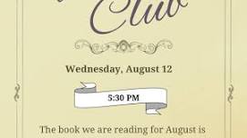Summer Book Club - August Date