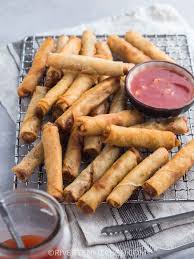 You can choose to either make a spring. Lumpia Shanghai Recipe Filipino Fried Spring Rolls Riverten Kitchen