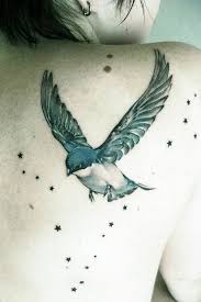 Bird With Wings Spread Tattoo Pin On Beauty