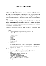 Maybe you would like to learn more about one of these? Contoh Soal Report Text Smp Kelas 9 Pilihan Ganda Contoh Soal Terbaru