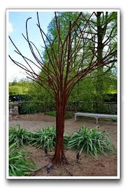 Rebar Tree Like The Trunk Metallbaum Gartenkunst Metall Gartenkunst