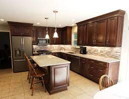 Check spelling or type a new query. Waypoint Cherry Chocolate Cabinets And Giallo Ornamental Granite Countertops Traditional Kitchen Cleveland By Cabinet S Top Houzz