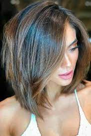 Layered Bob Haircuts Why You Should Get One In 2020 Glaminati Com In 2020 Thick Hair Styles Brunette Hair Color Long Bob Hairstyles