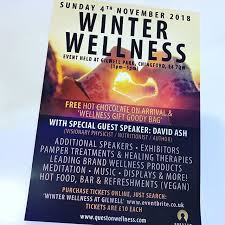 Questonwellness Event On 4th November At Gilwellpark Idan Will Be One Of The Speakers Whos Coming Tickets Are Only 10 Cool Cafe Feel Good Healing Therapy