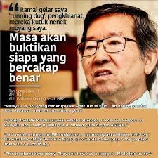 He is well experienced in politics. Dap S Tan Seng Giaw Says Tun M Eric See To Bnsc Facebook