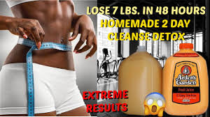 The 2 day detox is a special formulation of fresh grapefruit juice, orange juice, lemons and distilled water. Lose 7 Lbs In 48 Hours Homemade Ardens Gardens 2 Day Detox Recipe How To Make It Youtube