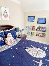 I hope you enjoyed checking out these star wars themed bedroom ideas! Noah S Star Wars Bedroom Makeover Grace Giggles And Naptime