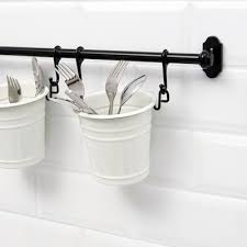 Rimforsa Rail Stainless Steel Length 23 Ikea In 2020 Utensil Holder Utensils Holder Diy Utensil Storage