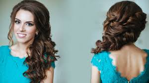 Curls add volume and texture to your hairstyle without the need for products or even much. Side Swept Curls Wedding Prom Hairstyles Tutorial Youtube