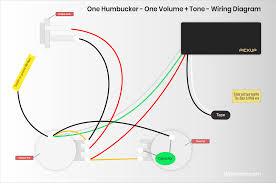 Find the hot and ground. One Humbucker One Volume Tone Wiring Diagram For Emg Hz H4 Passive Pickup Digimanx