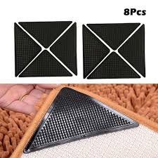 Maybe you would like to learn more about one of these? 8 Pcs Triangle Non Slip Mats Rug Grippers Mat Corners Anti Skid Pad For Kitchen Bathroom Buy At A Low Prices On Joom E Commerce Platform