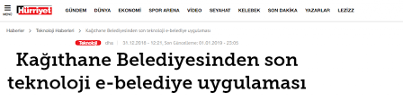 Kagithane Belediyesi 7 Gun 24 Saat Acik Universal Yazilim