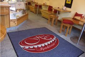 Individuelle bodenbeläge mit ihren logos und motiven. Werbeteppiche Logomatten Bedrucken Lassen Bopp Solutions