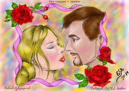 My Vintage Valentine By Cheryl Korotky Colored with Pigment and Procreate  Apps and Apple Pencil