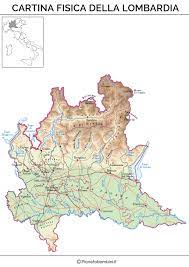 I colori tipici sono il blu, il verde e il marrone. Cartina Muta Fisica E Politica Della Lombardia Da Stampare Attivita Geografia Bambini Della Scuola Mappa Dell Italia