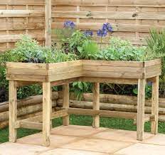 Corner Table Planter Jardineria Carpinteria