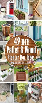 Whether you're searching for the perfect flower pot to showcase an orchid, planter boxes to decorate for the season or utilitarian clay pots to stock a planting table for spring starters, you can find all the options at lowe's. 49 Diy Pallet And Wood Planter Box Ideas To Spruce Up Your Garden Decor Home Ideas