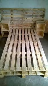 Pallet Bed Frame With Side Tables And Headboard 30 Easy Pallet Ideas For The Home Pallet Furniture Diy Palet Mobilya Palet Yataklar Mobilya Fikirleri