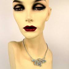 Shop kramer rhinestone necklace New Arrivals Vintage Kramer Topaz  Rhinestone Necklace Set