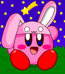 Bunny Kirby Sitting See Stars Remake By Https Www Deviantart Com Cuddlesnam On Deviantart Kirby Bunny Remade