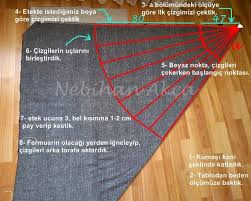 Yarim Daire Klos Etek Kalibi Cikarma Klos Etek Etek Tunik