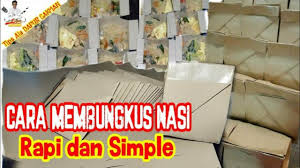 Pembayaran mudah, pengiriman cepat & bisa cicil 0%. Cara Membungkus Nasi Dengan Rapi Dan Simple Dengan Kertas Minyak Tips Ala Dapur Cakman Youtube