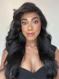 Makeup and Hair for a Buzzfeed event. @majortraeger looking all glam!!  #makeup #makeupbyeshani #makeupartist #beachywaves #glam #buzzfeedbeauty  #hotdogwedding