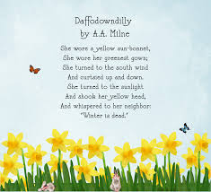 Check spelling or type a new query. Randomly Reading Poetry Friday Daffodowndilly By A A Milne