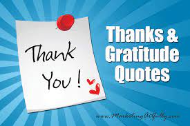 Thanks And Gratitude Quotes For Business