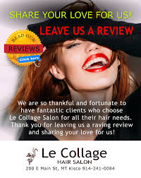 Maybe you would like to learn more about one of these? Share Your Love For Us Leave Us A Review Le Collage Salon