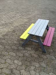 Einfacher Kinder Picknick Tisch Passend Zum Garten Tisch Gartentisch Kinder Diy Gartendekoration Picknicktisch