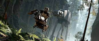 Atat Battle Of Endor Speeder Bike Star Wars Star Wars Battlefront Ultrawide Video Games X Px 2k Wallpap Darth Vader Wallpaper Endor Spaceship Illustration