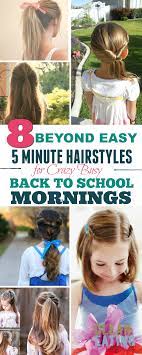 8 Stunning 5 Minute Back To School Hairstyles Clean Eating With Kids Easy Hairstyles For Kids Girls Hairstyles Easy Cute Toddler Hairstyles
