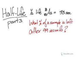 N (t) = the quantity that still remains and has not yet decayed after a time t. Half Life Calculations Part 3 Easy Way Youtube