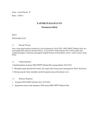 Itulah contoh laporan kegiatan sekolah yang biasa dibuat. Contoh Laporan Kegiatan Formal Bahasa Sunda Audit Kinerja