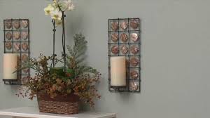 Flower sconces wall decor, modern glass wall sconce candle holder walmart $ 49.00. Equinox Flameless Candle Sconce With Shells Pacific Accents