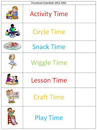 Free Printable Preschool Daily Schedule Daily Schedule Template Daily Schedule Preschool Preschool Schedule