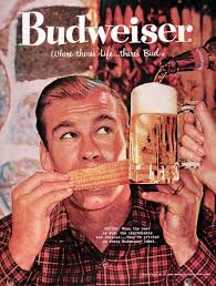 Old Beer Delivery Trucks Budweiser Beer Original Vintage Advertisement Recipe When The Beer Budweiser Beer Beer Advertisement Beer Ad