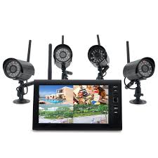 Securial Wireless Home Security Camera Dvr System 300m 4 Indoor Wirel Wireless Home Security Cameras Security Cameras For Home Home Security Camera Systems