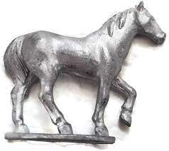 Attack on the iron horse in pewter limited edition #335/1500 by michael boyett. Pewter Horse Miniature 1 7 8 Inch Long 1 1 2 Inch Tall Horse Figurine Horses Horse Coloring
