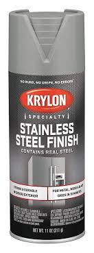 Take your h2o on the go today! Krylon Krylon Spray Paint In Stainless Steel Silver Metallic For Glass Iron Metal Wood 11 Oz 489f06 K02400777 Grainger