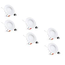 In stock orders ship within 24 hours. 5 6 Inch Led Can Lights 6 Pack Led Recessed Lights Dimmable Retrofit Led Recessed Lighting Fixture Led Downlight 15w 5000k Daylight White Energy Star Etl 5000k Daylight White 6 Pack Buy Online In