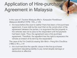 Allows the consumer to have a cooling off period if the agreement is signed outside the trader's premises during which period the consumer may cancel the. Hire Purchase Act Business Law
